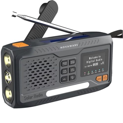NovaWare® Noodradio Solar Opwindbaar review: powerbank 4500mAh