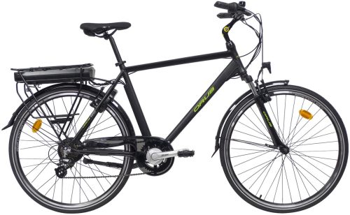 Orus Randonnee elektrische fiets heren 13 Ah grijs test accuduur