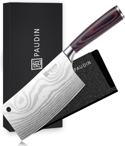 PAUDIN N11 review: vlijmscherp snijden, Damascus patroon