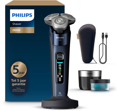 Philips Shaver i9000 Elektrisch Scheerapparaat Voor Mannen – Met Quick Clean Pod – Blauw – X9003/30 review: huidvriendelijk scheren