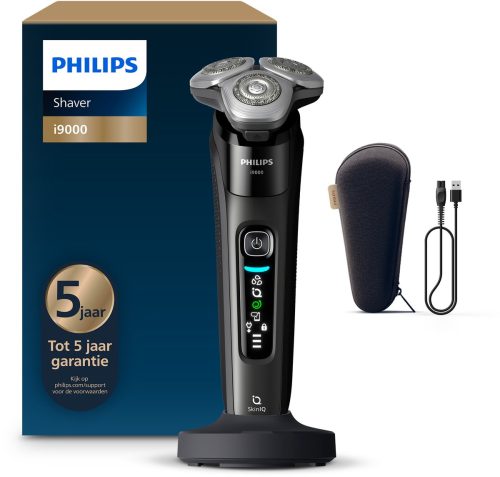Philips Shaver i9000 Elektrisch Scheerapparaat Voor Mannen – Zwart – X9000/10 review: nat en droog scheren