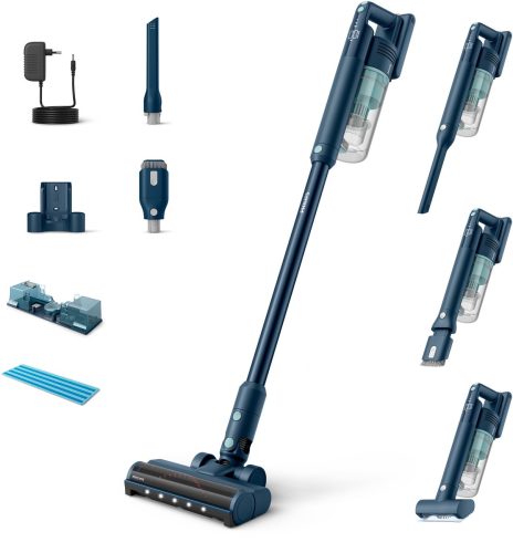 Philips Steelstofzuiger met Dweilfunctie XC5041/01 Aqua test: LED