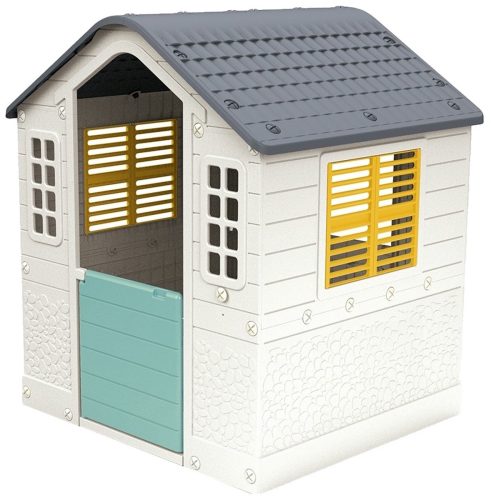 Playhouse Dolu White/Blue/Yellow review: weerbestendig speelhuis
