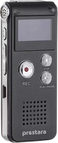 Prestara – Professionele Digitale Voice Recorder test 560 uur