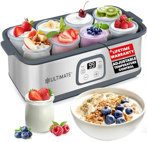 Probiotische Yoghurtmaker review – instelbare temp, fermentatie