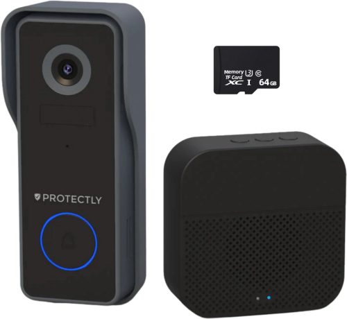 Protectly® Slimme Draadloze Video Deurbel Met Camera test 2K wifi