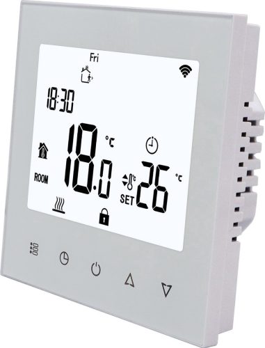 Quality Heating – Elektrische vloerverwarming thermostaat – 5 daags programmeerbaar – touch screen – PRF-78 wit – Universeel toepasbaar review: energie besparen