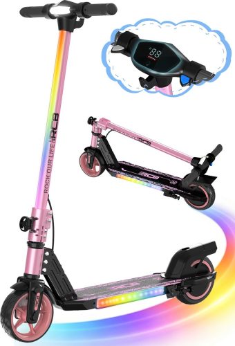 RCB Elektrische Step Kinderen – 6.5 inch- Verlichting – 130W – 5/10/15 km/u review: veilig avondrijden