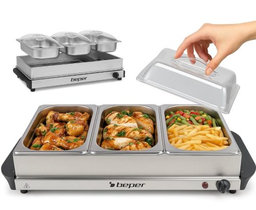 Review: Beper RVS Buffet Warmer (2×2,4 L + 2×1,1 L)
