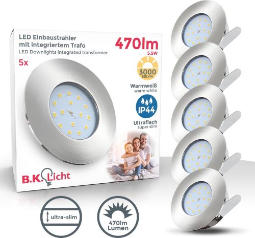 Review: B.K.Licht dimbare LED inbouwspots 5x (IP44)