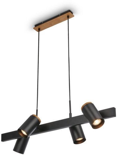 Review: BRILONER Duta — 4‑lichts industriële hanglamp