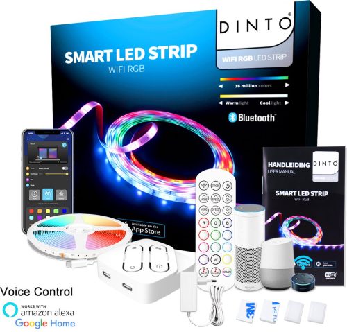 Review: DINTO® Smart LED-strip 5 m — WiFi, app & 16 miljoen kleuren