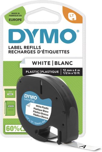 Review: DYMO LetraTag originele 12 mm etiketten — zwart op wit