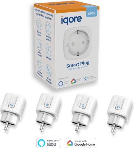 Review: Iqore 4x Slimme WiFi-stekker — energiemeter & timer