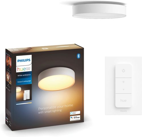 Review: Philips Hue Enrave (26 cm) — warm tot koelwit met dimmer