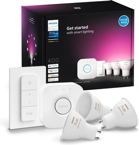 Review: Philips Hue GU10 Starterkit — 3 lampen & dimmer (wit en kleur)