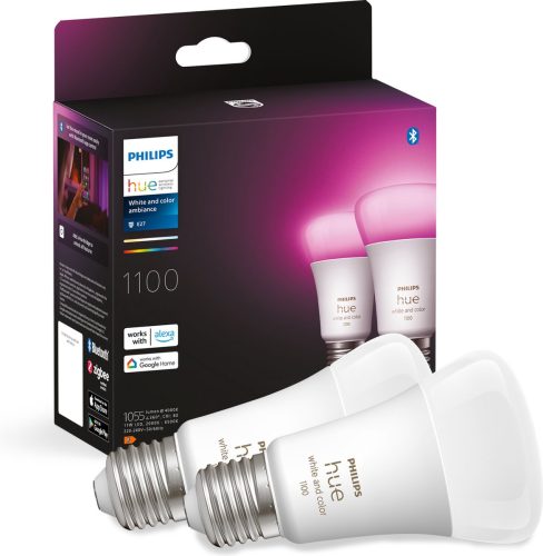 Review: Philips Hue Standaardlamp 2‑pack (E27, wit & kleur, 1100 lm)