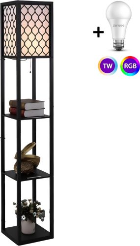 Review: Smart dimbare vloerlamp met opbergruimte