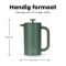 Review: Vatten® Premium RVS French Press 1L — Donkergroen