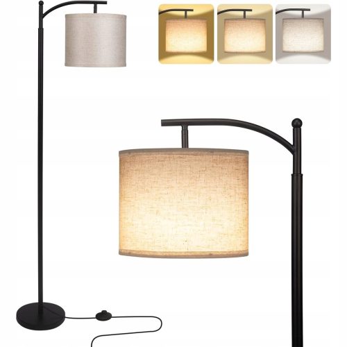 Review: Vloerlamp met 3 kleurtemperaturen en linnen kap