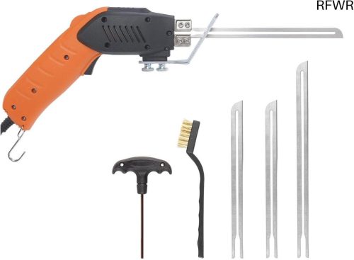 RFWR® Elektrische Piepschuimsnijder met Luchtkoeling – Continu Gebruik, Inclusief 3 Messen test: strak snijden van isolatieplaten