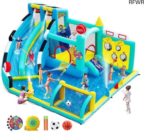 RFWR® Opblaasbaar Springkasteel voor Kinderen review: waterpret