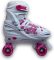 Roces – Quaddy 3.0 – Rolschaatsen – Kinderen – Wit – Roze – 30-33 review: ideaal voor beginnende skaters, verstelbare rolschaatsen