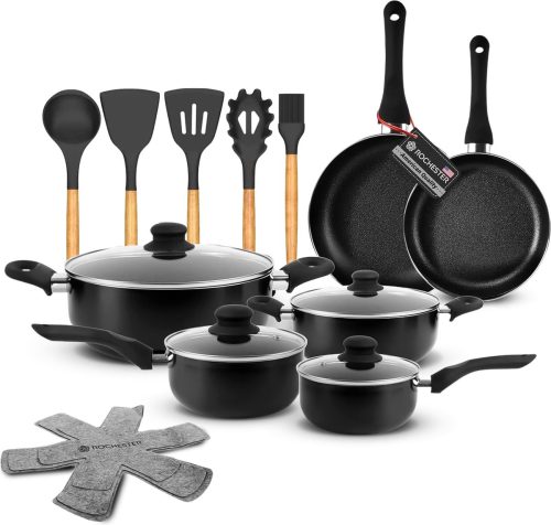 Rochester 18-delige Pannenset met Deksels review inductiegeschikt