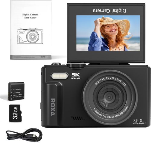 Roxa Digitale Fotocamera 48MP met WiFi review ideale reiscamera