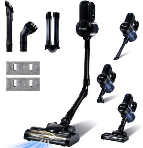 Saaf G80 Steelstofzuiger met Dweilfunctie test 22Kpa en draadloos