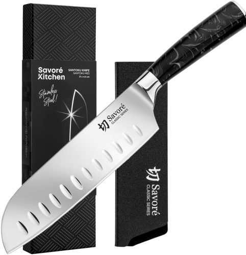 Savoré Kitchen Santoku Mes 17 cm review: koksmes, precies snijden