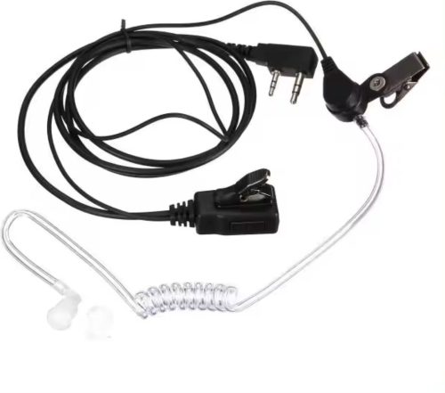 Security Oortje & Microfoon – Beveiliging – Zwart test veiligheid