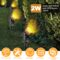 Set van 6 LED Tuinspot met Grondspies Warm Wit test tuinpad IP65