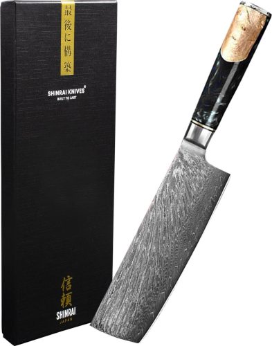 Shinrai Knives – Nakirimes 18 cm review: Damascus, groente hakken