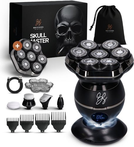 Skull Master Pro + Extra Scheerkop review: glad hoofd, draadloos