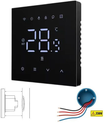 Slimme WiFi Inbouw Thermostaat review: energie besparen met Tuya