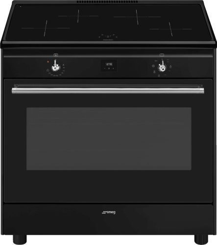 SMEG CX91IMBL – Inductiefornuis – 90 cm – Zwart test: grote oven