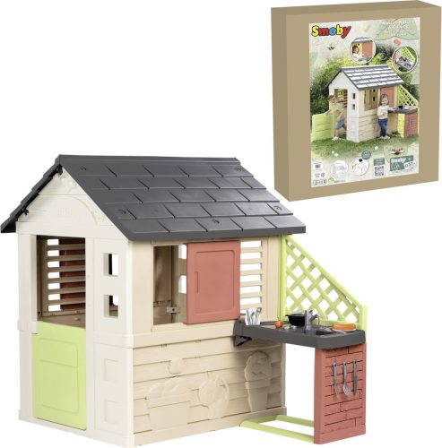 Smoby Life – Nature Playhouse met keuken review compact speelhuis
