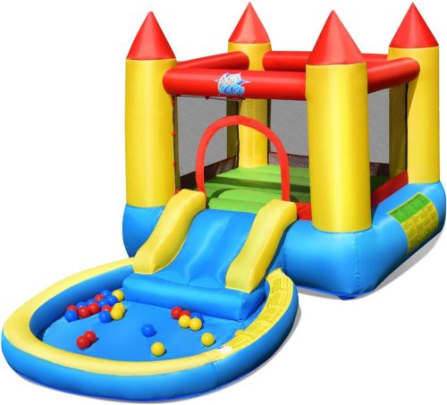 Springkussen – Het Magische Kasteel test waterpret kinderfeest