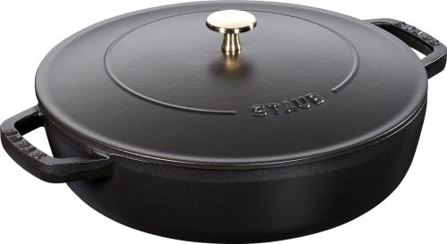 Staub Hapjespan Chistera – Zwart – ø 28 cm / 3.7 liter test stoof