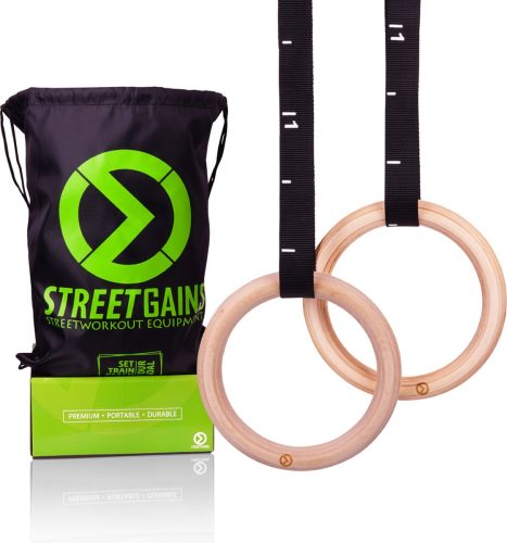 StreetGains® Houten Turn Gym Ringen 32MM review voor calisthenics