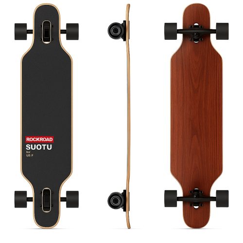 Suotu Skateboard review: longboard met schokabsorptie, cruisen