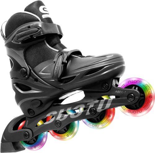 Suotu Skeelers review: verstelbare inlineskates met lichtwielen