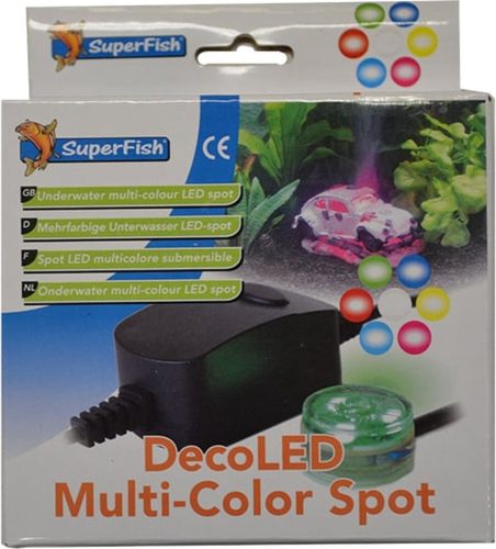 SuperFish DecoLED MultiColor Spot test: RGB aquariumverlichting