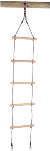 SwingKing touwladder – 5 houten treden – Ø22 x 300mm x 1,90 cm review veilig buitenspelen
