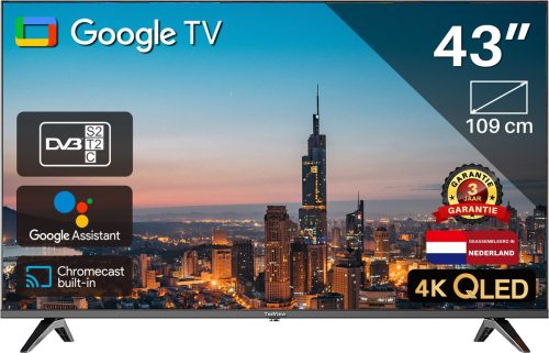 TeeView 43 inch QLED TV review: 4K beeld, Google TV