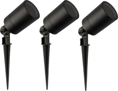 Test Ledvion – 3X LED Spotlight – GU10 – Zwart – 5W – IP65 buiten