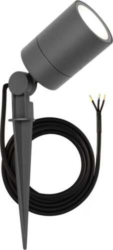 Test Ledvion – LED Prikspots Antraciet – IP65 – 5W – GU10 – 1M