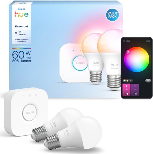 Test: Philips Hue Essential starterkit (2× A60, Bridge)