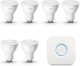 Test: Philips Hue White Ambiance GU10 starterspakket — 6 spots + Bridge
